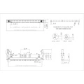 2.54*2.54mm(0.100") 2 Rows Male Ejector Header Connector DIP 180°