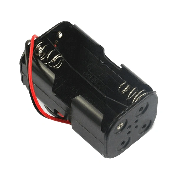 4 pcs AA battery holders 2P double layers