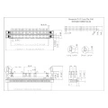 2.54mm Ejector/Latch Header Connectors 90° Double Layer