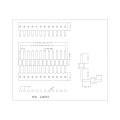 1.27mm (.050in) Pin Header Single Row Double Through Hole Right Angle