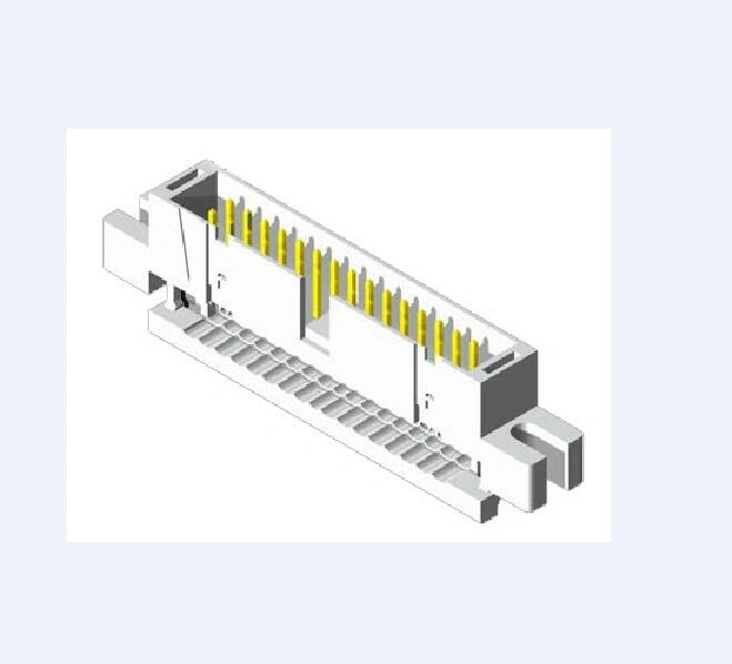 2.54mm IDC Cable Mounted Box Headers With Mounting Ears