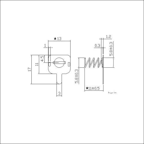 Battery Contacts 5# Cell Battery Contacts(Negative) 173D Factory