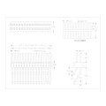 0.8mm Pin Header Dual Row Angle SMT