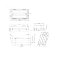 Dual Battery Holder For 18650 THM (049)