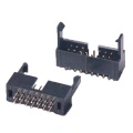 2.54mm Dual Row Box Header Connector DIP Vertical 180° type H=9.00mm