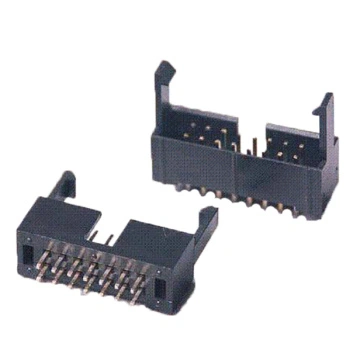 2.54mm Dual Row Box Header Connector DIP Vertical 180° type H=9.00mm