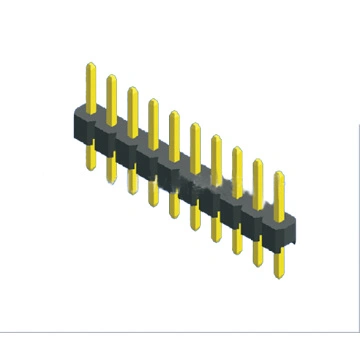 1.50mm(0.059") Pitch Single Row DIP 180°/Straight Male Pin Strip Headers