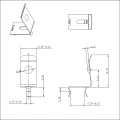 PC BATTERY CLIP 52 STYLE FOR AAA